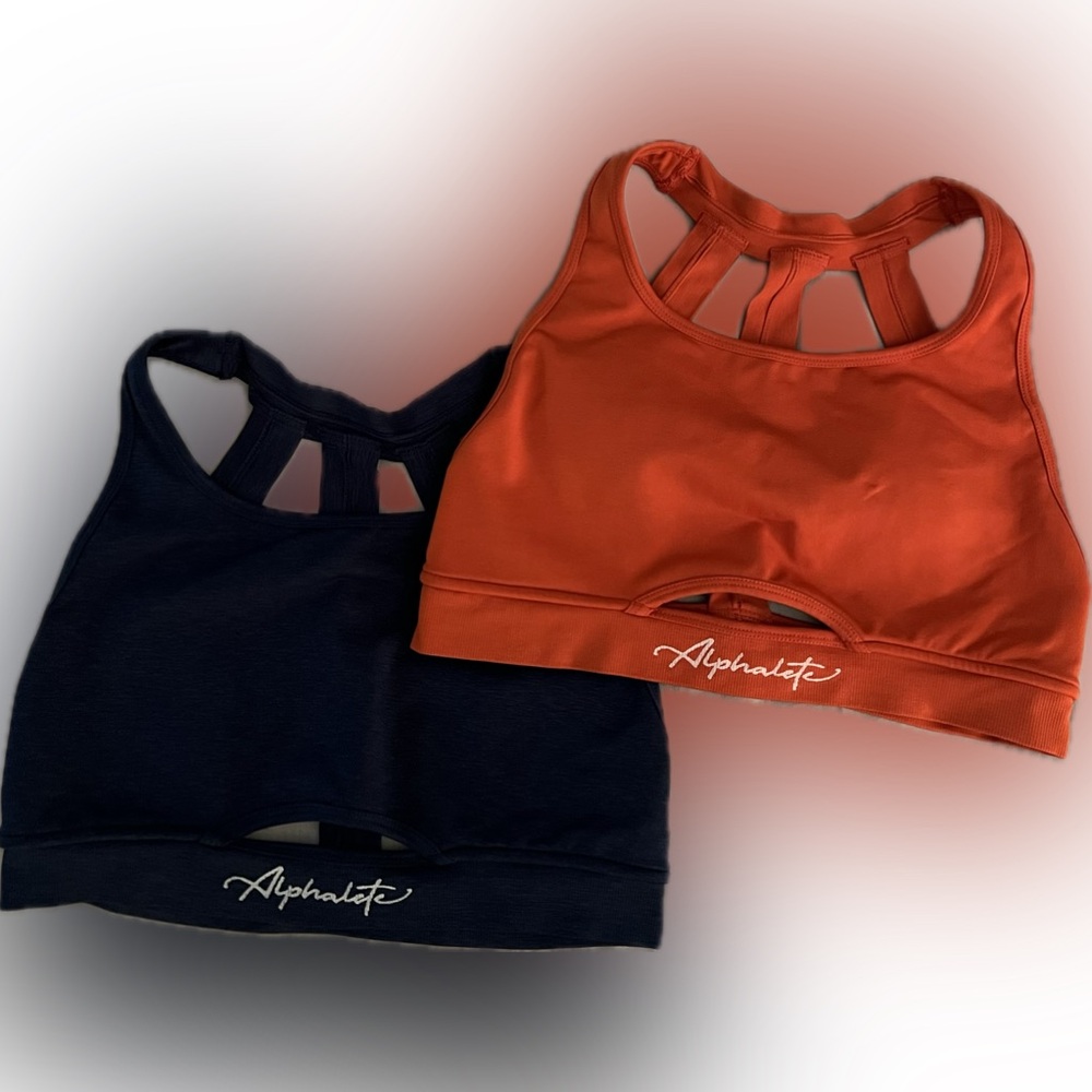 Alphalete here comes the sun sports bra
